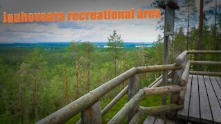 Jauhovaara recreational area in Kuhmo Finland