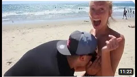 Kissing Prank EXTREME - HOT Beach Girls (GONE WILD) -