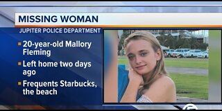 Mallory Fleming : Police looking for missing Jupiter woman