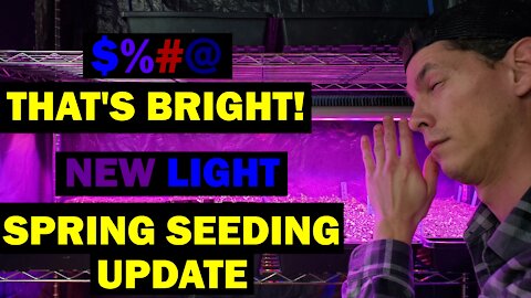 Come Seed With Me (Part4) | New Grow Lights for Cold Spells in the Greenhouse