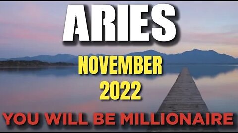 Aries ♈️ 🤑💰YOU WILL BE A MILLIONAIRE🤑💰 Horoscope for Today NOVEMBER 2022 ♈️ Aries tarot 2022 ♈️