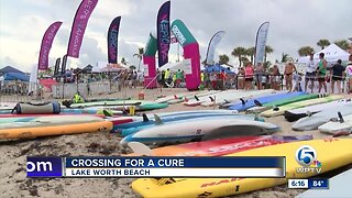 Crossing for a Cure event held in Lake Worth Beach.