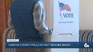 Canyon County polls not requiring masks