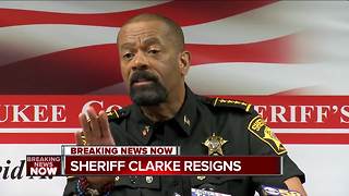 Milwaukee County Sheriff David Clarke resigns