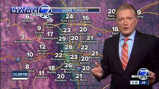 Cold in Denver overnight, warmer on Friday