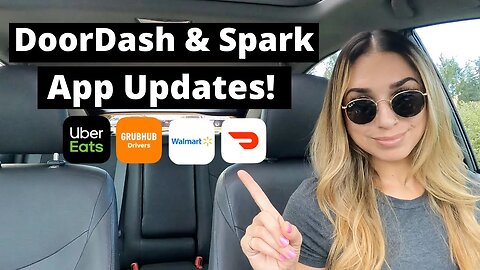 DoorDash, Uber Eats, GrubHub, Walmart Spark Driver Ride Along | DoorDash & Spark App Updates!