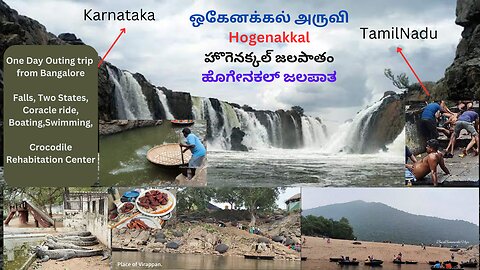 Hogenakkal water falls Coracle ride 2023\ஒகேனக்கல்,హొగెనక్కల్ ,ಹೊಗೇನಕಲ್ /OneDay Road Trip/travel/toursim.