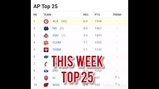 This week top 25