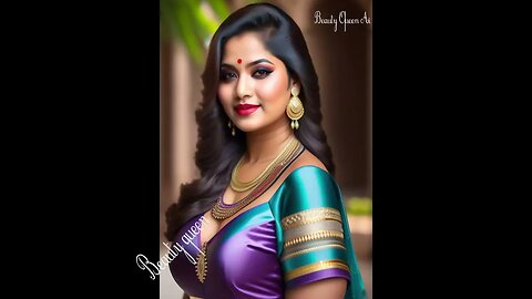 Indian Women Ai Generate Traditional Look Wearing Sree with Blouse Fashion Look Book