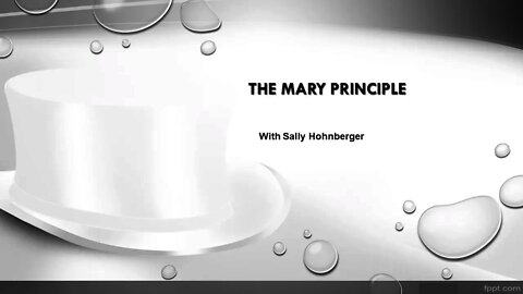 The Mary Principle with Sally Hohnberger