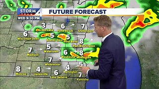 Warm & humid Wednesday