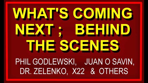 WHAT's COMING NEXT - BEHIND THE SCENES - JUAN O SAVIN and others speak.