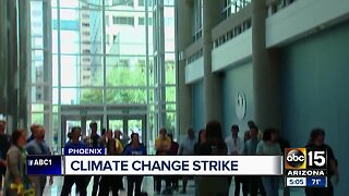 Climate change strike held in downtown Phoenix
