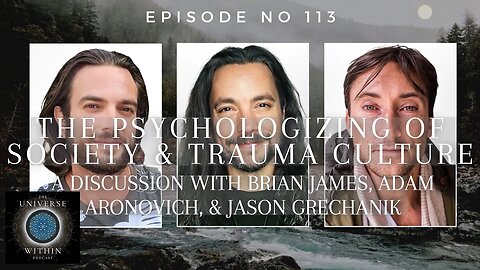 Universe Within Podcast Ep113 - The Psychologizing of Society & Trauma Culture - A Discussion