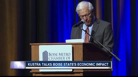 Kustra talks Boise State's economic impact