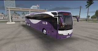 Bus Simulator Ultimate new bus skin F HD American Bus And Longest Route(GAME)Play--FH #1