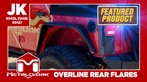Featured Product: Overline Removable Rear Flares for the JK Wrangler