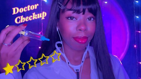 ASMR 1-star doctor checkup with toys 🩺💉RP
