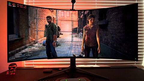 The Last of Us Part 1 is BEAUTIFUL on an OLED UltraWide Gaming Monitor - LG45GR95QE Gameplay
