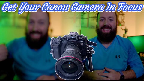 Get Your Canon Camera In Focus - Canon R6 Mark ii Demo - Talking Heads & Product Demo - AutoFocus