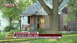 Burned body found on Detroit's west side