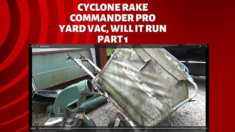 cyclone yard vac, will it run? part 2