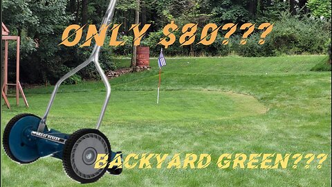 Backyard Golf Green For ONLY $80???