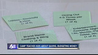 Camp teaches kids the importance of budgeting, saving money