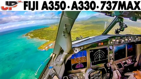 Fiji Airways🇫🇯 Pacific Cockpit Adventure on A350 A330 737MAX