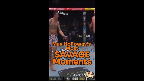 Max Holloway’s Most Savage Moments, UFC 300 KO of Justin Gaethje #maxholloway #ufc300 #mma #bmf