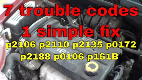 How to Diagnose Repair High & Rough Idle | Chevy Aveo Fix it Angel