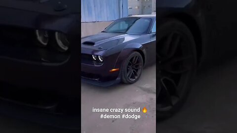 that insane crazy sound 🤯🔥 #demon #dodge #car #viral