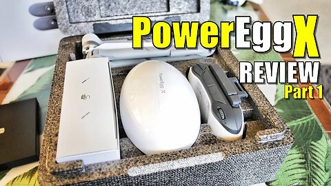 PowerVision PowerEgg X Wizard Review - Part 1 - Modular Waterproof Drone [Unboxing Setup & Updating]