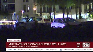 Wrong-way crash leaves multiple people hurt in Tempe