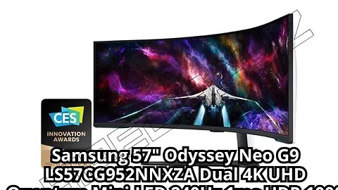 Pre-Order Now: Samsung's 57" Odyssey Neo G9 Dual UHD Gaming Monitor