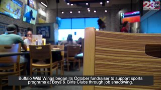 Buffalo Wild Wings begins its October fundraiser to support Boys & Girls Clubs