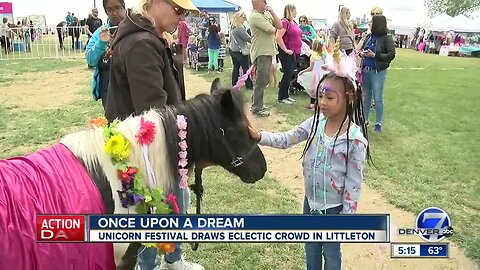 Unicorn festival draws crowd in Littleton