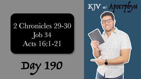 Day 190 - Bible in One Year KJV [2022]