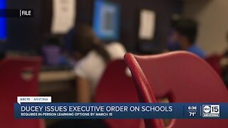 Arizona governor orders schools to offer in-person learning in March