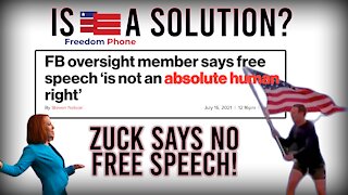 Facebook says NO Free Speech!?