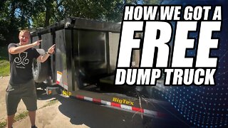 How I Got A Free Dump Trailer