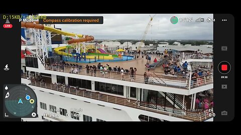 Live SAILAWAY Carnival Paradise Drone Flight.. Come See Cruiseship #live #livestream #happeningnow