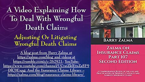 A Video Explaining How to Deal With Wrongful Death Claims