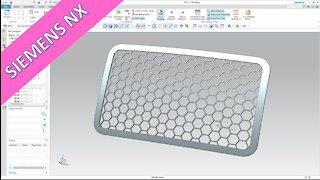 Hexagon Grill - "easy" - Siemens NX 12 Training - Surfaces