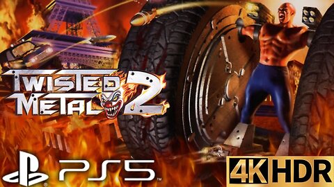 Twisted Metal 2 Gameplay | PS5 | 4K HDR (No Commentary Gaming)