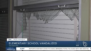Local elementary school vandalized