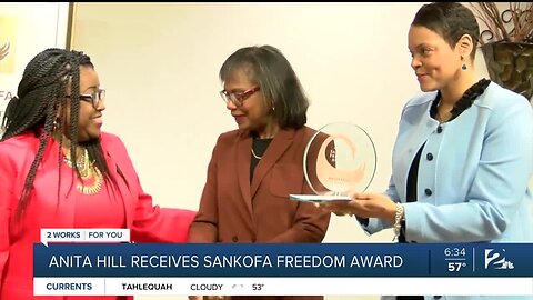 Anita Hill receives Sankofa Freedom Award