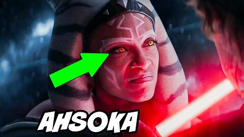 Ahsoka Had Sith Eyes when Fighting Anakin