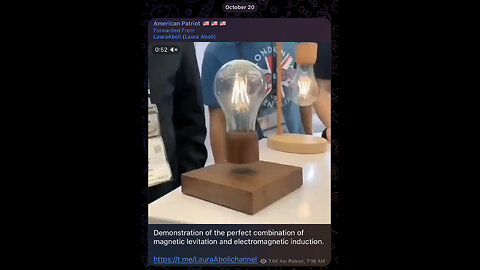 Demonstration of the perfect combination of magnetic levitation and electromagnetic induction.