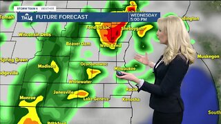 Rain moves in this afternoon